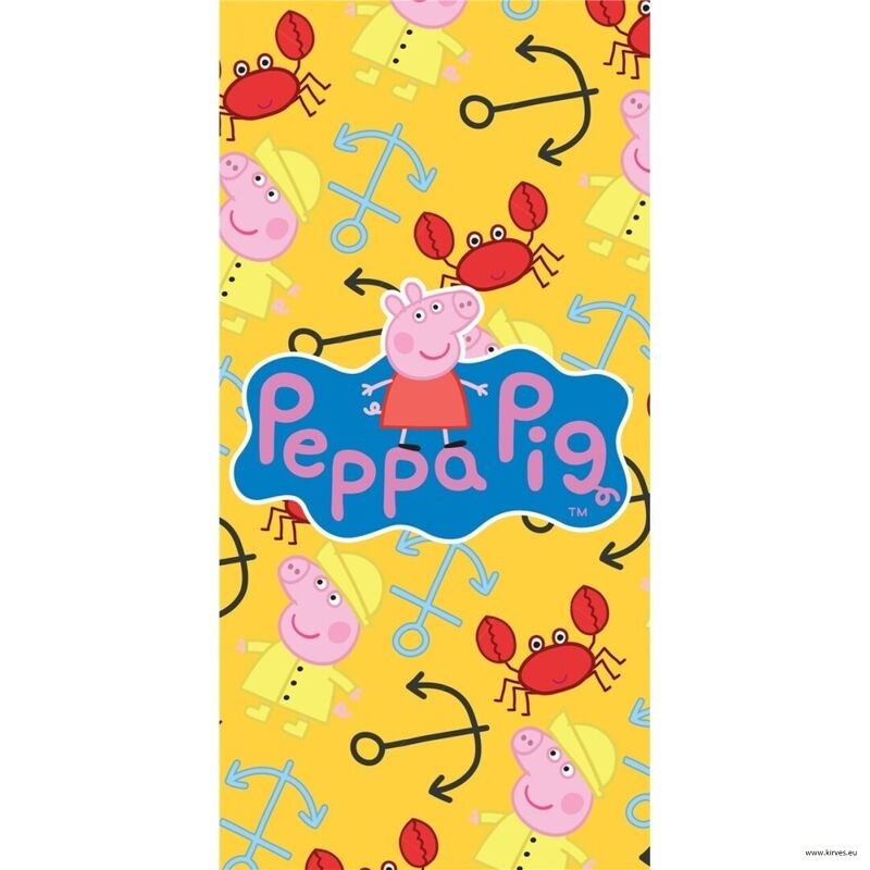 Põrsas PEPPA rätik 70x140cm (PEPPA PIG SEA TOWEL ) originaal