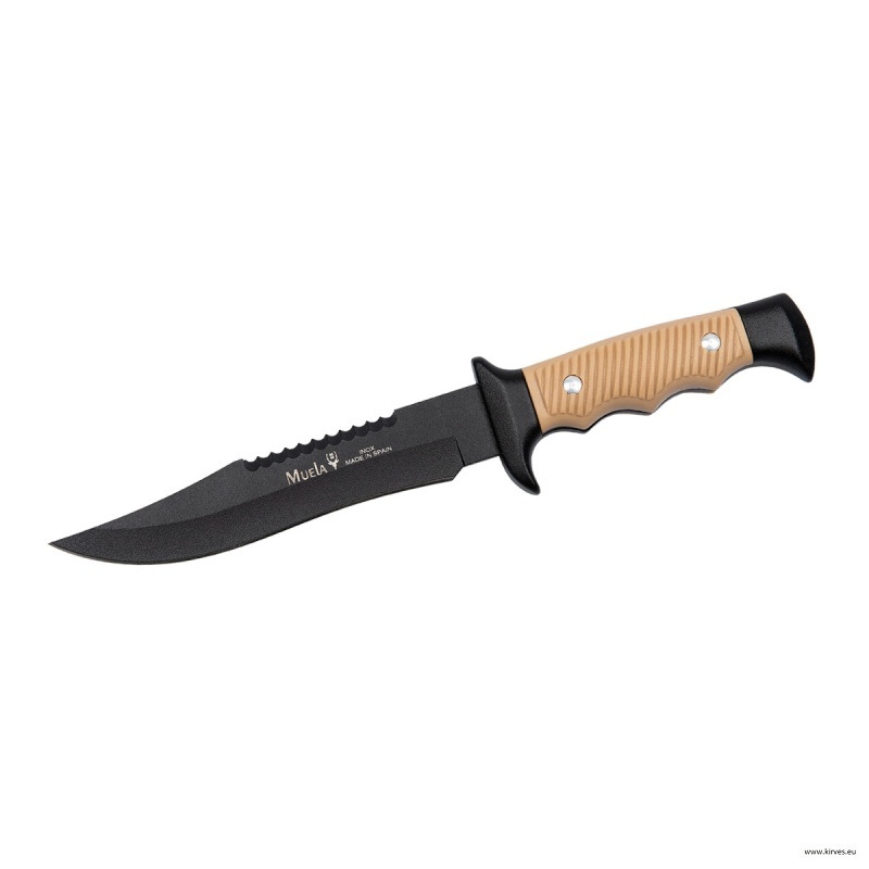 Matka- ja päästenuga Muela SCOUT BLACK/TAN 5161-D