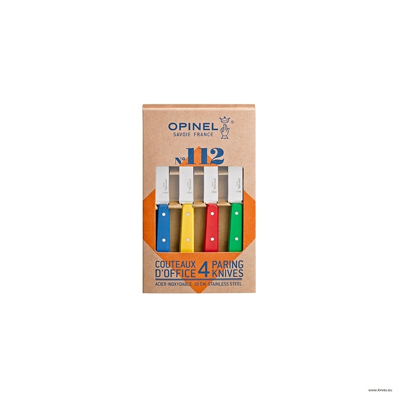 Koorimisnugade komplekt Opinel Inox n°112 neli erinevat värvi