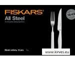 Fiskars All Steel lihakomplekt 12 osa