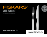 Fiskars All Steel lihakomplekt 12 osa