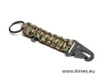 Ellujäämis võtmehoidja Paracord Army Green