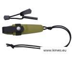 Pussnuga "Morakniv® Eldris Neck Knife Green, Fire Starter Kit"