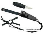 Pussnuga "Morakniv® Eldris Neck Knife Black, Fire Starter Kit"