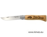Taskunuga Opinel N°08 Animalia Ameerika piison