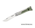 Taskunuga Opinel HORIZON N°08 INOX "GRIS/KAKI" vilega Uus!