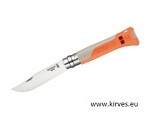 Taskunuga Opinel HORIZON N°08 INOX "ORANGE/SABLE" vilega Uus!
