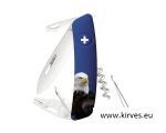 Swiza taskunuga TT03 TICK TOOL WILDLIFE seeria EAGLE (KOTKAS) tumesinine