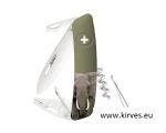 Swiza taskunuga TT03 TICK TOOL WILDLIFE seeria Elevant oliiviroheline