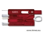 Victorinox SwissCard punane läbipaistev