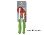 Victorinox'i tomatinoad, 8 cm, 2 tk. pakendis, laineline tera , roheline käepide