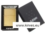 Zippo tulemasin Brushed Brass Vintage with Slashes2.webp